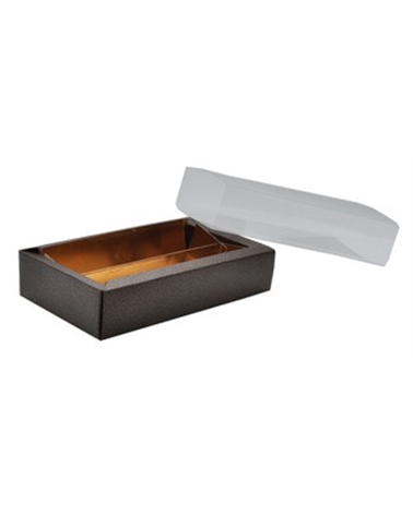 Caja Pelle Marrone Quadretto+Fascetta – Cajas Flexibles – Coimpack Embalagens, Lda