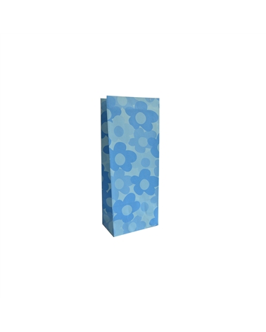 SC2522 | Blue Bags without Handles with Flowers 10x6x25