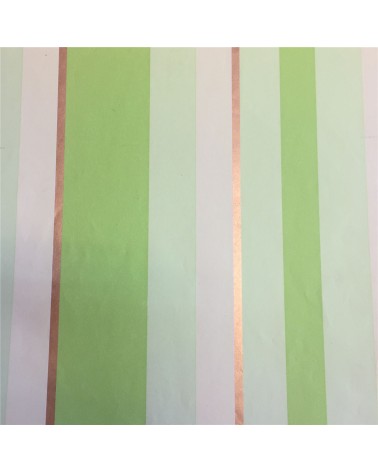 Papel Reciclado Listado Verde/Dourado 70x100cm – Feuille de papier – Coimpack Embalagens, Lda