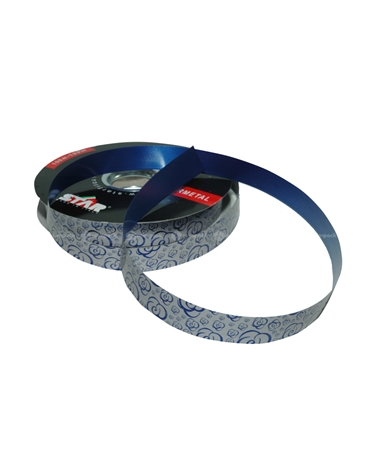 Rolo Fita Metalizada Rosete Azul 19mm – Fitas – Coimpack Embalagens, Lda