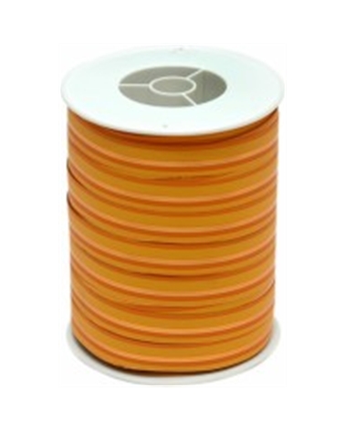 Orange Metal Ribbon Roll with Streaks 13mm 200mts – Ribbons – Coimpack Embalagens, Lda
