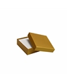 Caixa Linha Gold p/ Pendentes c/Fita - Dourado - 6.6x6.6x2.3cm #1 - EO0173