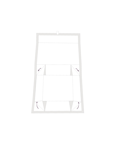 CX3999 | Foldable White Gift Box with Matt lamination