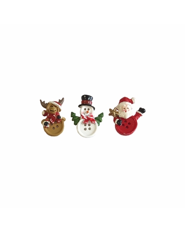 Caixa c/18 Figuras de Natal Sortidas c/Autocolante – Diversos – Coimpack Embalagens, Lda