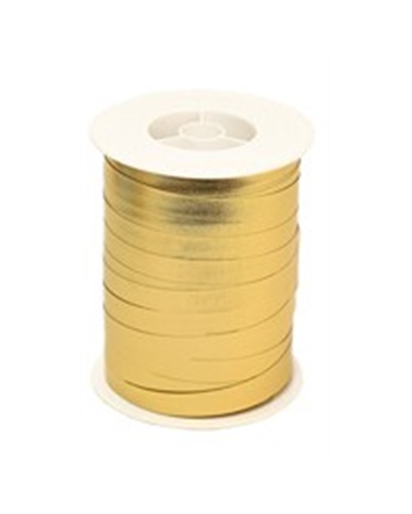 Rolo Fita Metalizada "Satin" Dourado 10mm - Dourado - 10mmx250mts - FT0004