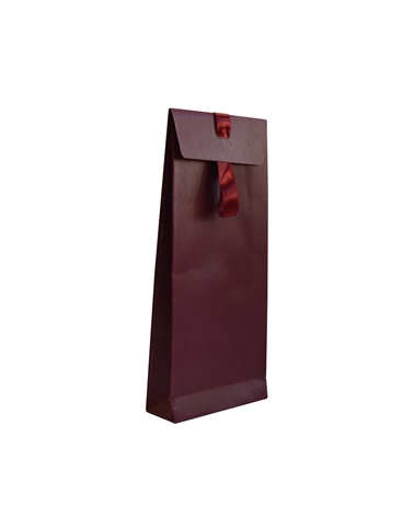 Saco Com Fita Bordeaux Texturado 11+4X26 (500) – Bags with ribbon – Coimpack Embalagens, Lda