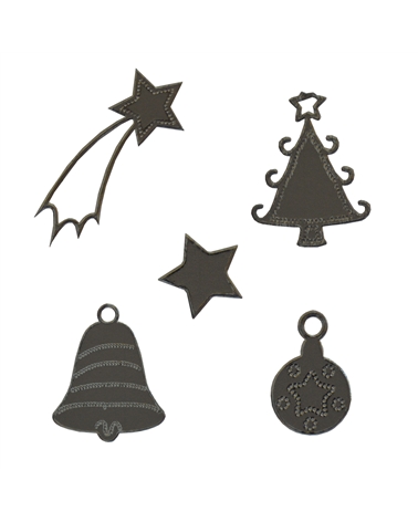 ET Cart.Ocre Estrela Dour.Feliz Navidad(c/100) 15.7X4.1cm (8 – Etiquetas colgantes – Coimpack Embalagens, Lda