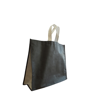 Bicolour Black/White Non Woven Bag – Non Woven Fabric Bags – Coimpack Embalagens, Lda