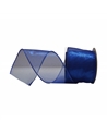 Fita Organza Aramada Azul 65mmx10y – Fitas – Coimpack Embalagens, Lda