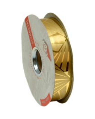 Fita Metalizada "Mirror" Dourado com Traços 31mm 100mts – Fitas – Coimpack Embalagens, Lda