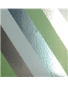 FT5014 | Mettalized Diagonal Green Stripes Ribbon 31mmx100mts