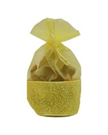 Bolsa de Organza Amarillo c/ faja – Bolsas Organza – Coimpack Embalagens, Lda