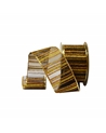 Organza Preta Ribbon with Vertical Stripes 38mmx10y – Ribbons – Coimpack Embalagens, Lda