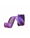 Purple Organza Ribbon with Coloured edge 38mmx10y – Ribbons – Coimpack Embalagens, Lda