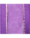 Purple Organza Ribbon with ledge 38mmx10y – Ribbons – Coimpack Embalagens, Lda