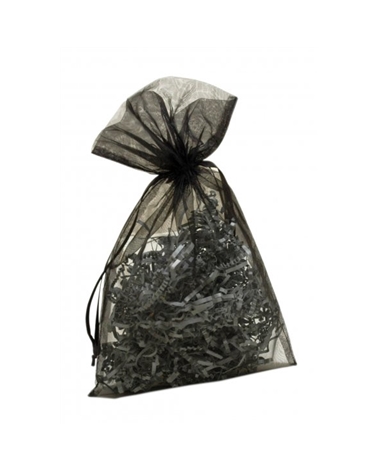 Bolsa de Organza Negro – Bolsas Organza – Coimpack Embalagens, Lda