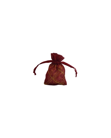 Organza bags with square pattern - Bordeaux – Organza Bags – Coimpack Embalagens, Lda