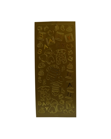 Etiquetas Troqueladas Bebe Oro (min.10) – Etiquetas colgantes – Coimpack Embalagens, Lda