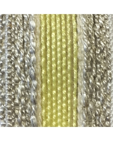 Natural Tissue Ribbon with Yellow Stripe – Ribbons – Coimpack Embalagens, Lda