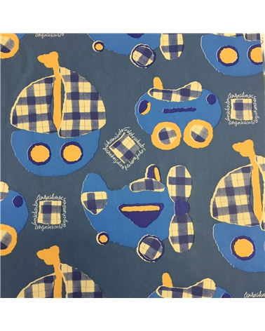 Papier Kraft Blanc Kids Bleu – Feuille de papier – Coimpack Embalagens, Lda