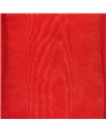 Wired Red Organza Ribbon 38mmx22y – Ribbons – Coimpack Embalagens, Lda