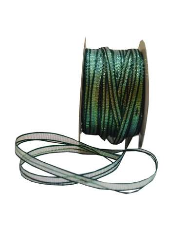 Rolo Fita Metalizada "Malaga" Verde 5mm 250mts – Ribbons – Coimpack Embalagens, Lda