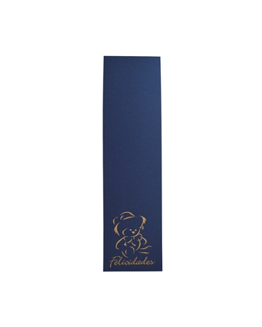 ET0285 | ET Cart. Azul Urso Dourado Felicidades (c/100) 15.7X4.1 (8)