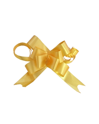 Laço de Puxar de Seda Amarelo Torrado 12mm (5) – Ties – Coimpack Embalagens, Lda