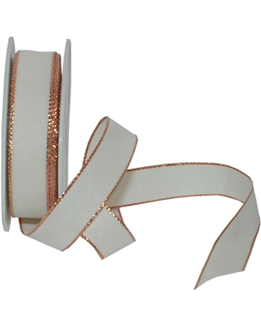 FT5124 | Tissue Ribbon "Mettalic Edge" Copper 20mmx20mts