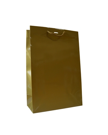 Prestige Gold Luxury bag with ribbon slot – Prestige Bags – Coimpack Embalagens, Lda
