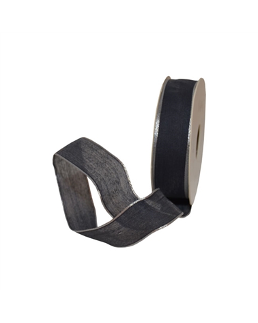 FT5327 | Wired Organza Ribbon "Batiste" Grey