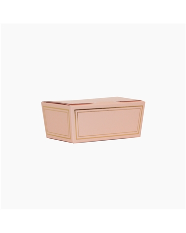 Caixa Artesanal Rect. Dourada c/Barras em Dourado 12x7x5cm – Cajas Flexibles – Coimpack Embalagens, Lda
