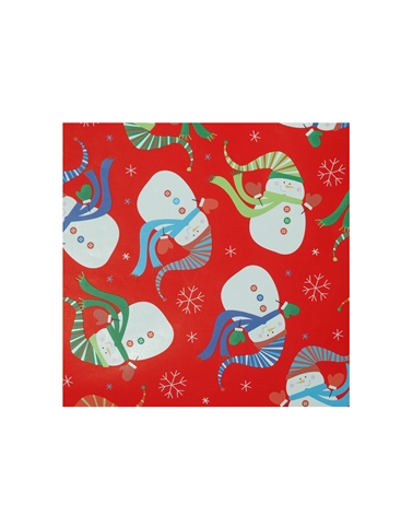 BB2369 | Paper Roll Children Red with Snowman