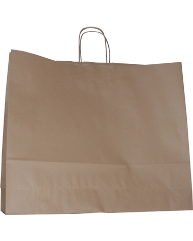 Twisted Handle Bag in Brown Recycled Paper – Twisted Handle – Coimpack Embalagens, Lda