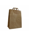 Flat Handle Bag in Recycled Brown Kraft – Flat Wing Bags – Coimpack Embalagens, Lda