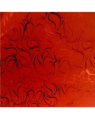 PP2797 | Red Paper Sheets Double Sided with Arabesques