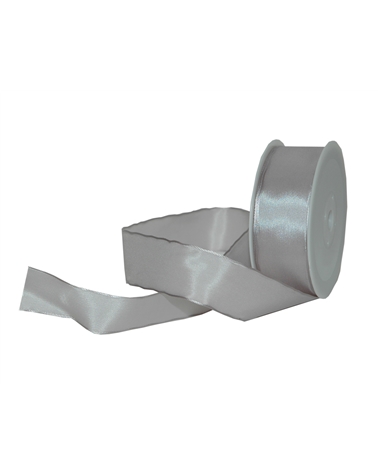Wired Taffeta Ribbon Silver 38mmx25mts – Ribbons – Coimpack Embalagens, Lda