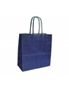 White Kraft Twisted Handle Bag Printed Pearly Blue – Twisted Handle – Coimpack Embalagens, Lda