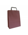 White Kraft Flat Handle Bag Printed Pink – Flat Wing Bags – Coimpack Embalagens, Lda