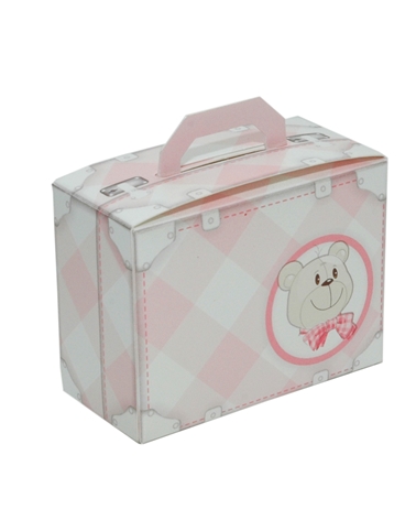 Caixa Criança Urso Rosa Valigetta 75x35x55 – Boîtes flexibles – Coimpack Embalagens, Lda
