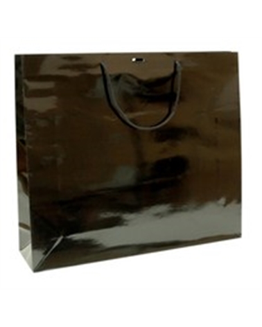 SC1137 | Prestige Black Luxury bag with ribbon slot