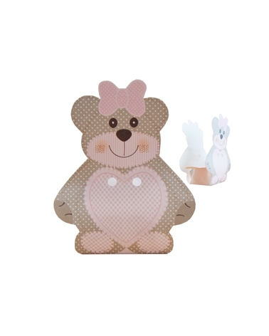 CX3469 | Box Teddy Bear Pink