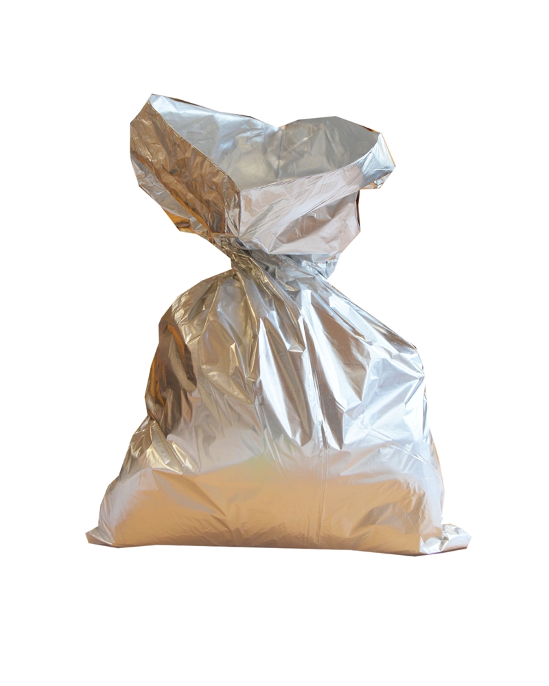 Saco Metalizado Prateado c/Revestimento Interno – Sacos Para Alimentação – Coimpack Embalagens, Lda