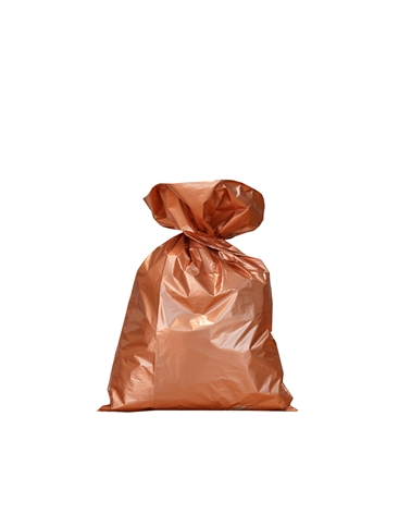 ASC0016 | Metallized Gift Bags Orange with Inner Lining