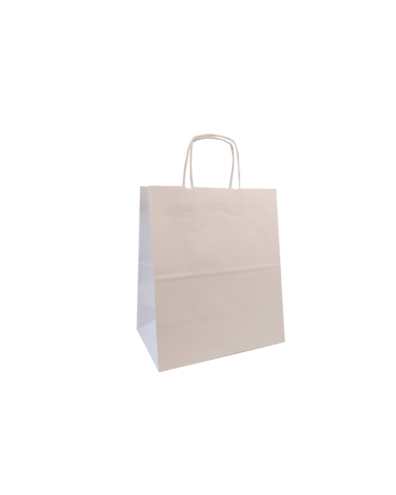 SC3518 | White Kraft Twisted Handle Bag