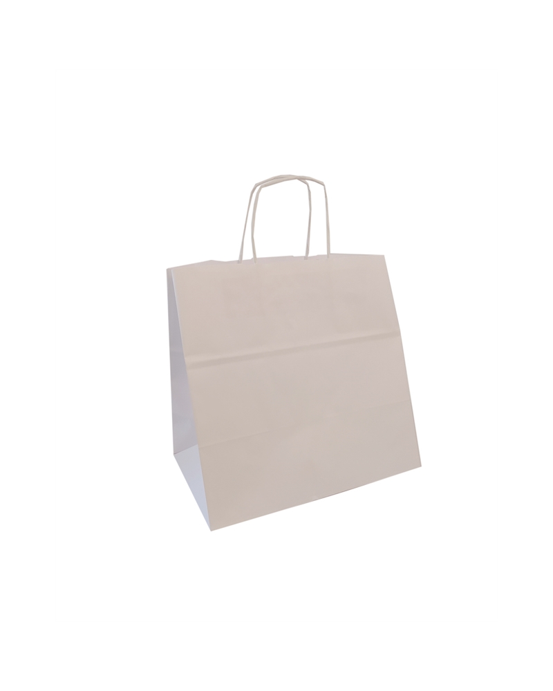 SC3519 | White Kraft Twisted Handle Bag