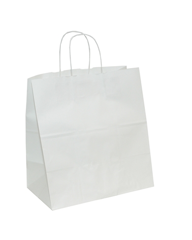 Twisted Handle Bag Take Away in White Kraft – Twisted Handle – Coimpack Embalagens, Lda