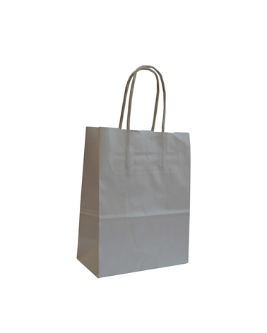 White Kraft Twisted Handle Bag Printed Black – Twisted Handle – Coimpack Embalagens, Lda