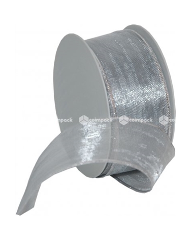 FT5158 | Wired Tissue Ribbon 417 Silver 50mmx25mts