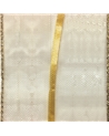 Ruban Tissu à Tirer Bicolore Doré/Marron – Rubans – Coimpack Embalagens, Lda